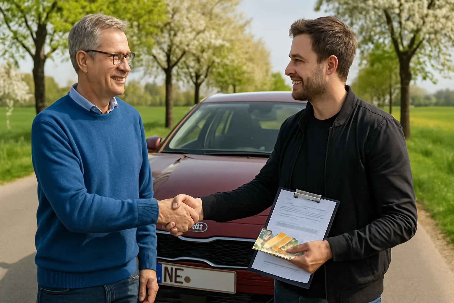 Auto verkaufen bar in Neuss