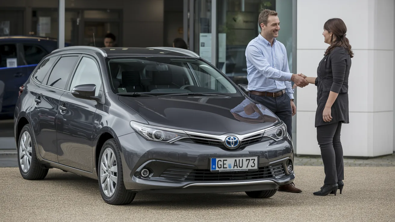 Toyota Auris wird an einen Haendler verkauft