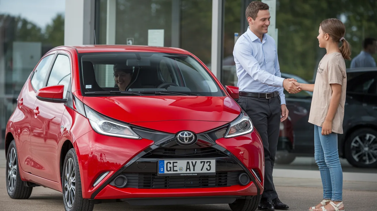 Toyota Aygo wird an einen Haendler verkauft