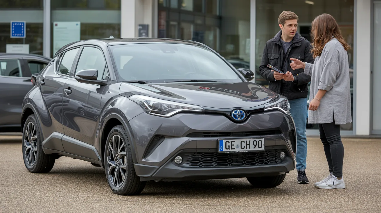 Toyota C-HR wird an einen Haendler verkauft