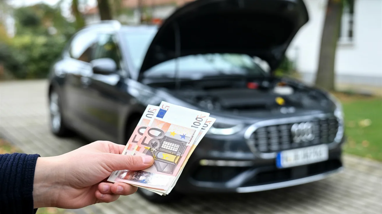 Barzahlung beim Verkauf eines Autos mit Motorschaden