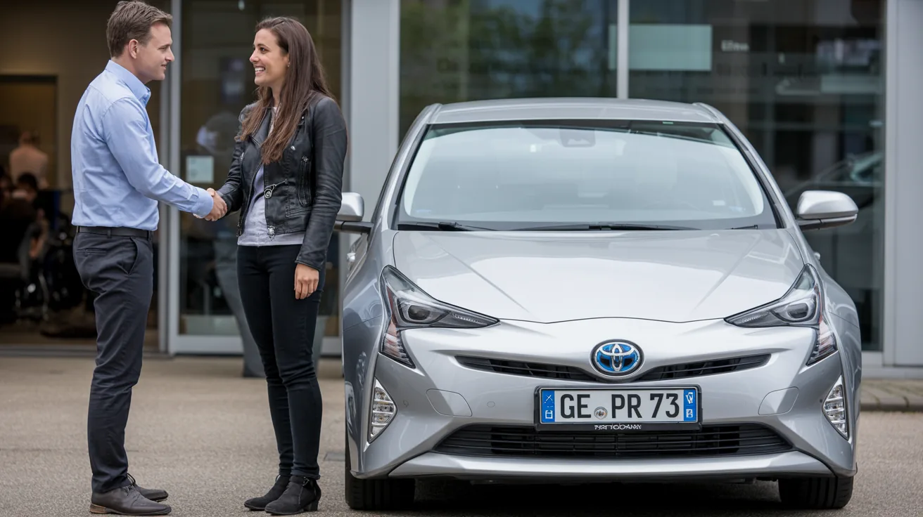 Toyota Prius wird an einen Haendler verkauft