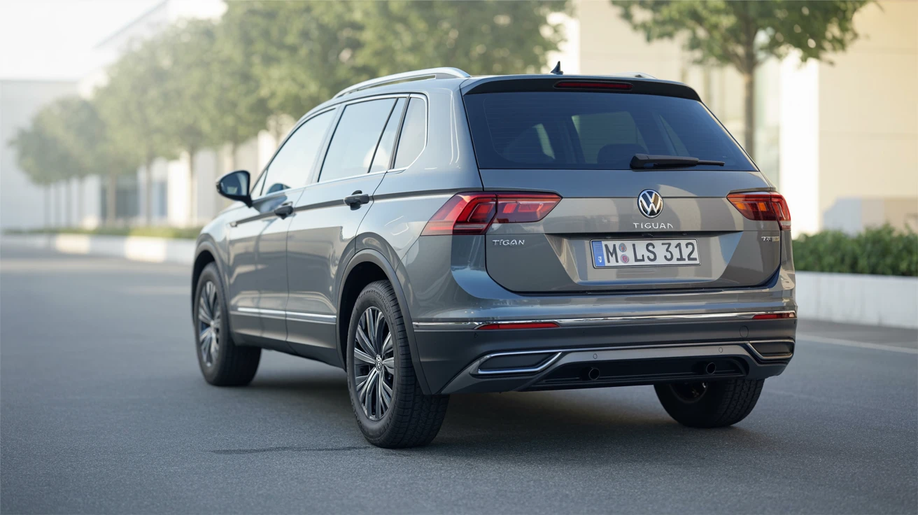 Unfallwagen (grey 2020 Volkswagen Tiguan) mit Schaden, deutsches Kennzeichen – Restwertankauf
