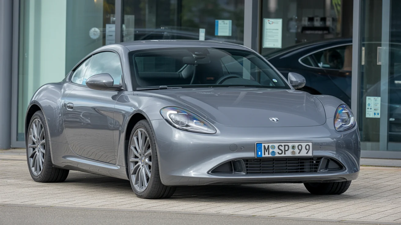 Sportwagen verkaufen – Sportcoupé auf dem Händlerhof