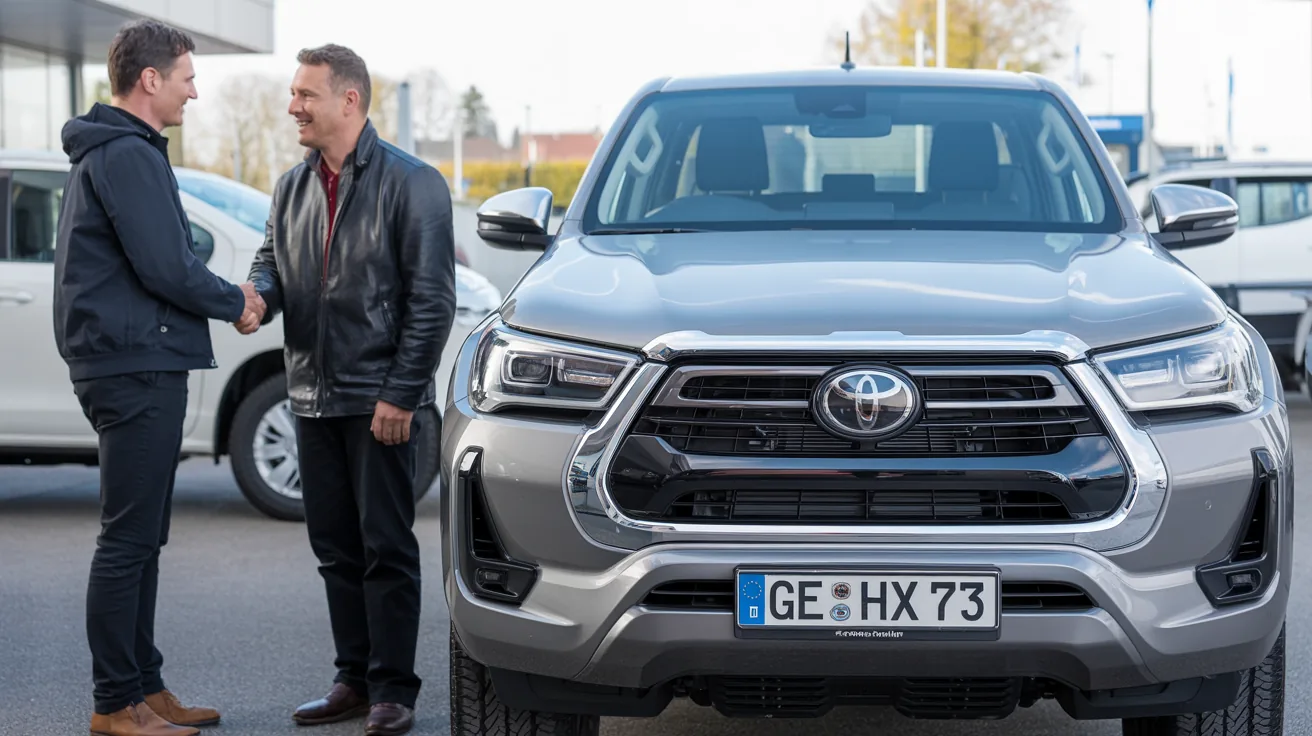 Toyota Hilux wird an einen Haendler verkauft