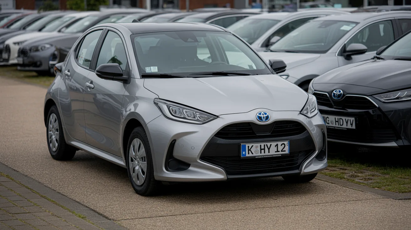 Toyota Yaris Hybrid auf dem Haendlerhof