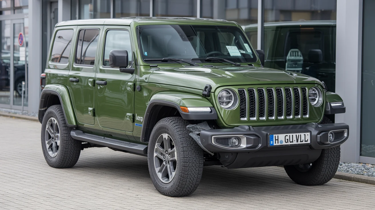 Unfall-Jeep mit deutlich sichtbarem Unfallschaden – Ankauf bundesweit