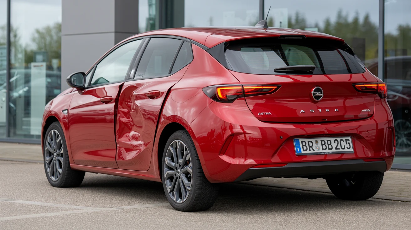 Unfall-Opel mit deutlich sichtbarem Unfallschaden – Ankauf bundesweit