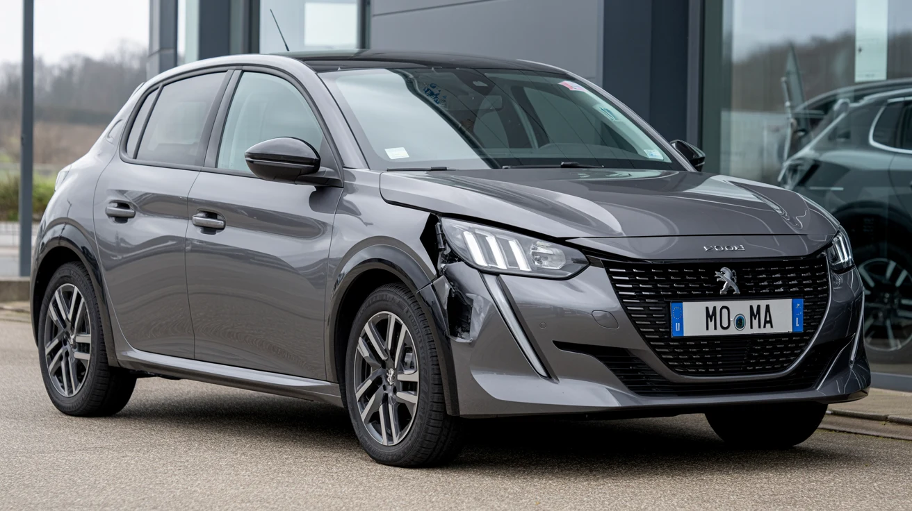 Unfall-Peugeot mit deutlich sichtbarem Unfallschaden – Ankauf bundesweit