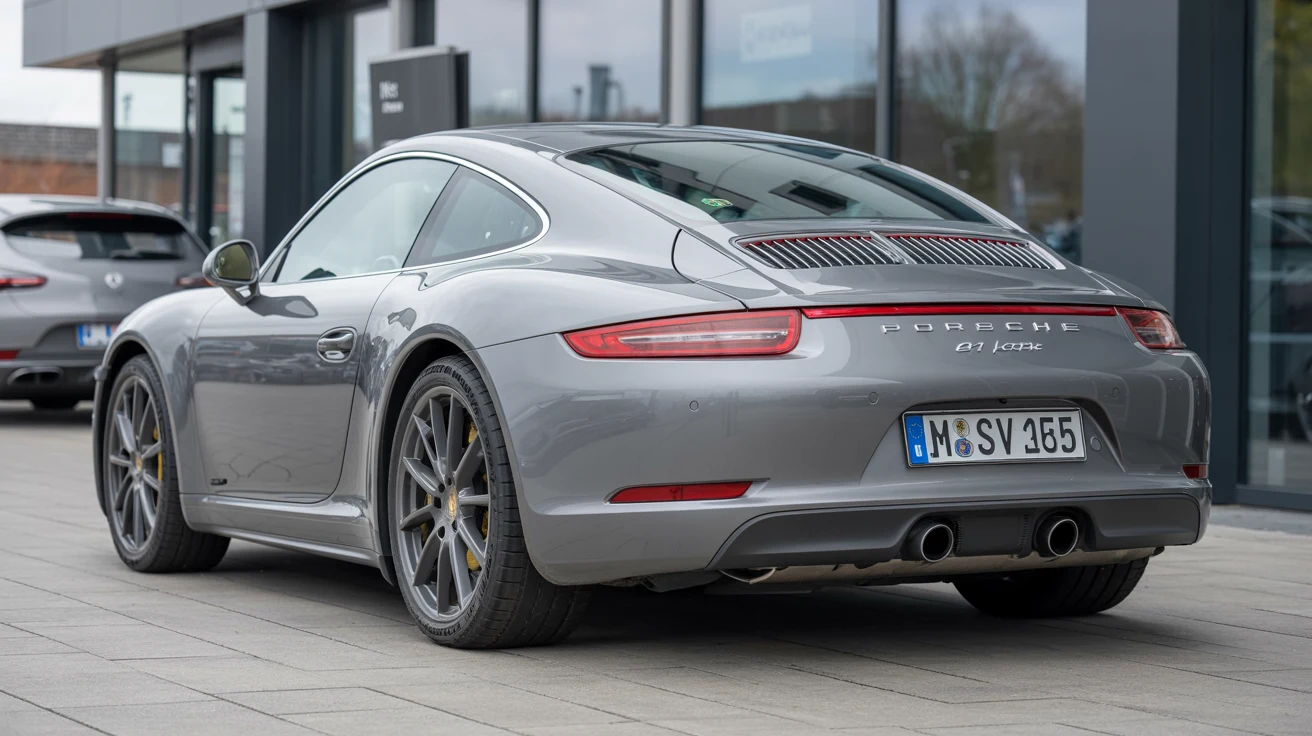 Unfall-Porsche mit deutlich sichtbarem Unfallschaden – Ankauf bundesweit