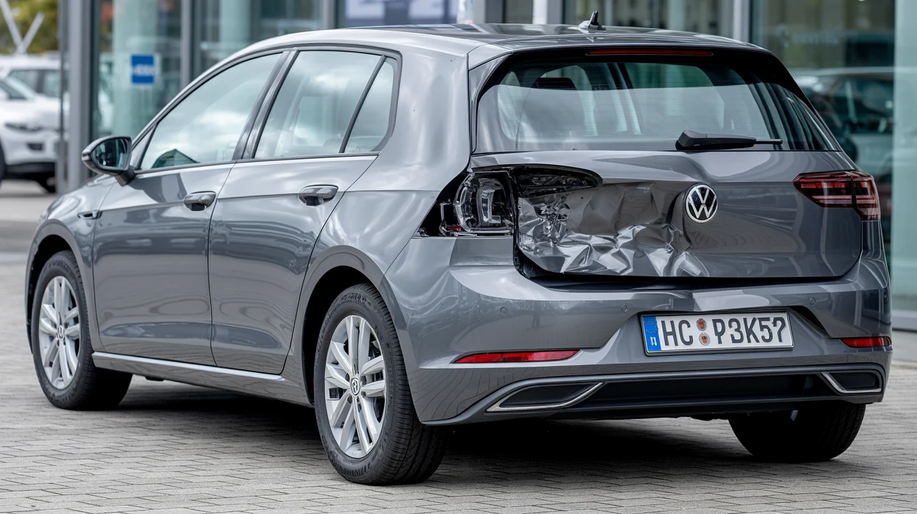 Unfall-Volkswagen mit deutlich sichtbarem Unfallschaden – Ankauf bundesweit