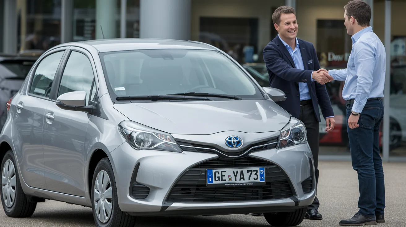 Toyota Yaris wird an einen Haendler verkauft