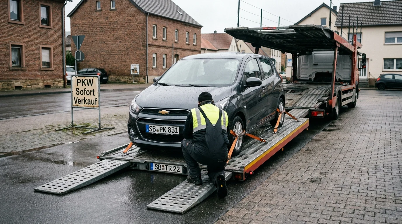 Auto abholen lassen Saarland – kostenlose Abholung vor Ort