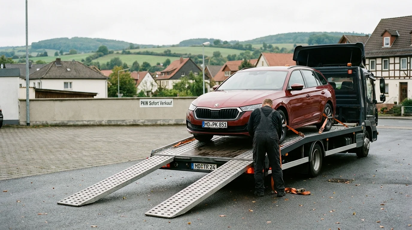 Auto abholen lassen Sachsen-Anhalt – kostenlose Abholung vor Ort