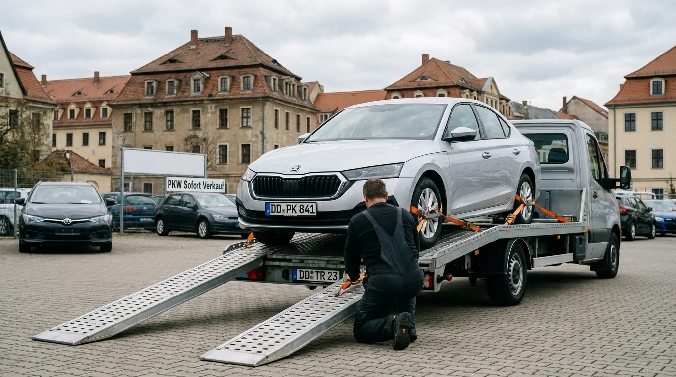 Auto abholen lassen Sachsen – kostenlose Abholung vor Ort