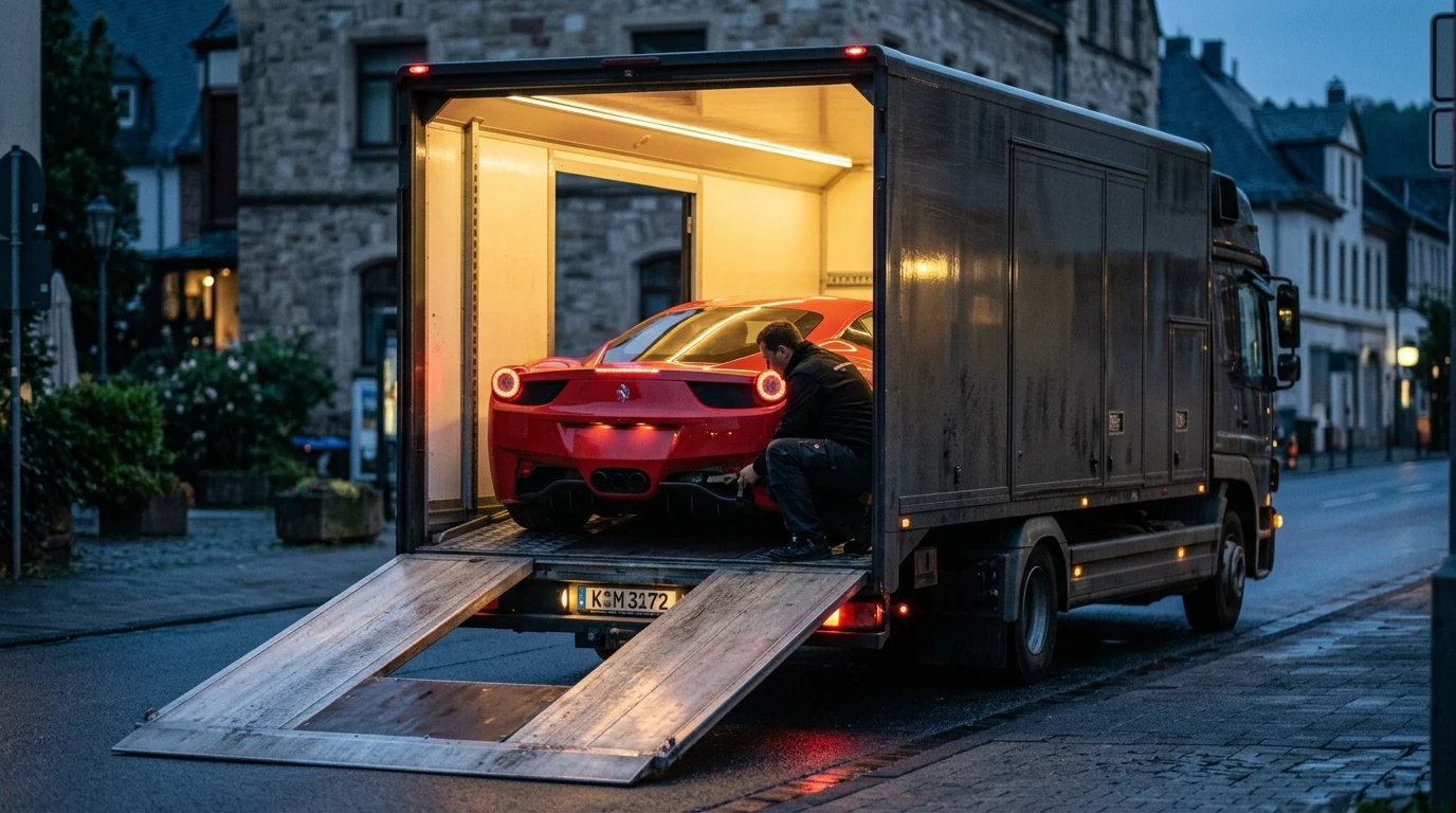 Ferrari-Ankauf mit geschlossenem Transport – diskret und versichert