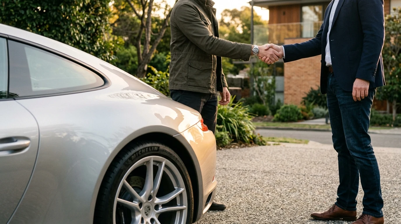 Porsche verkauft – Übergabe mit Sofortzahlung
