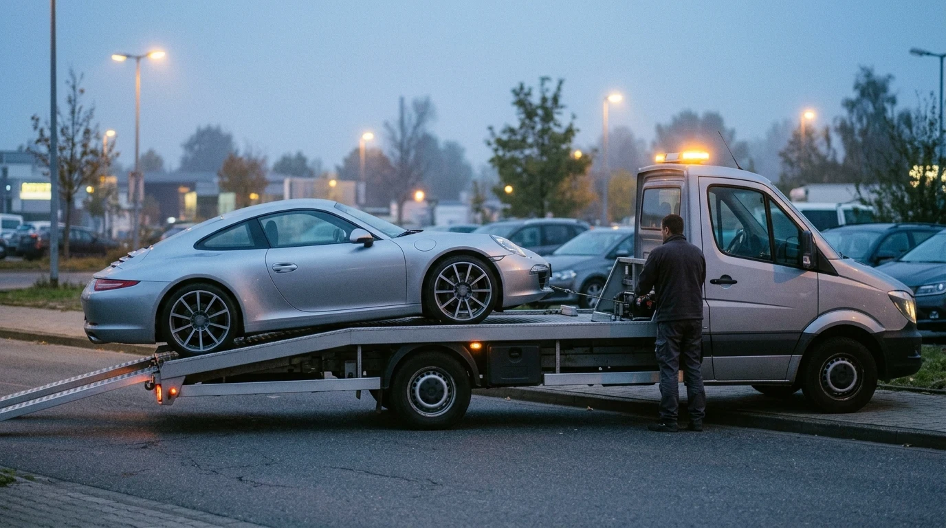 Nicht fahrbereiten Porsche mit Motorschaden verkaufen – Abholung per Seilwinde