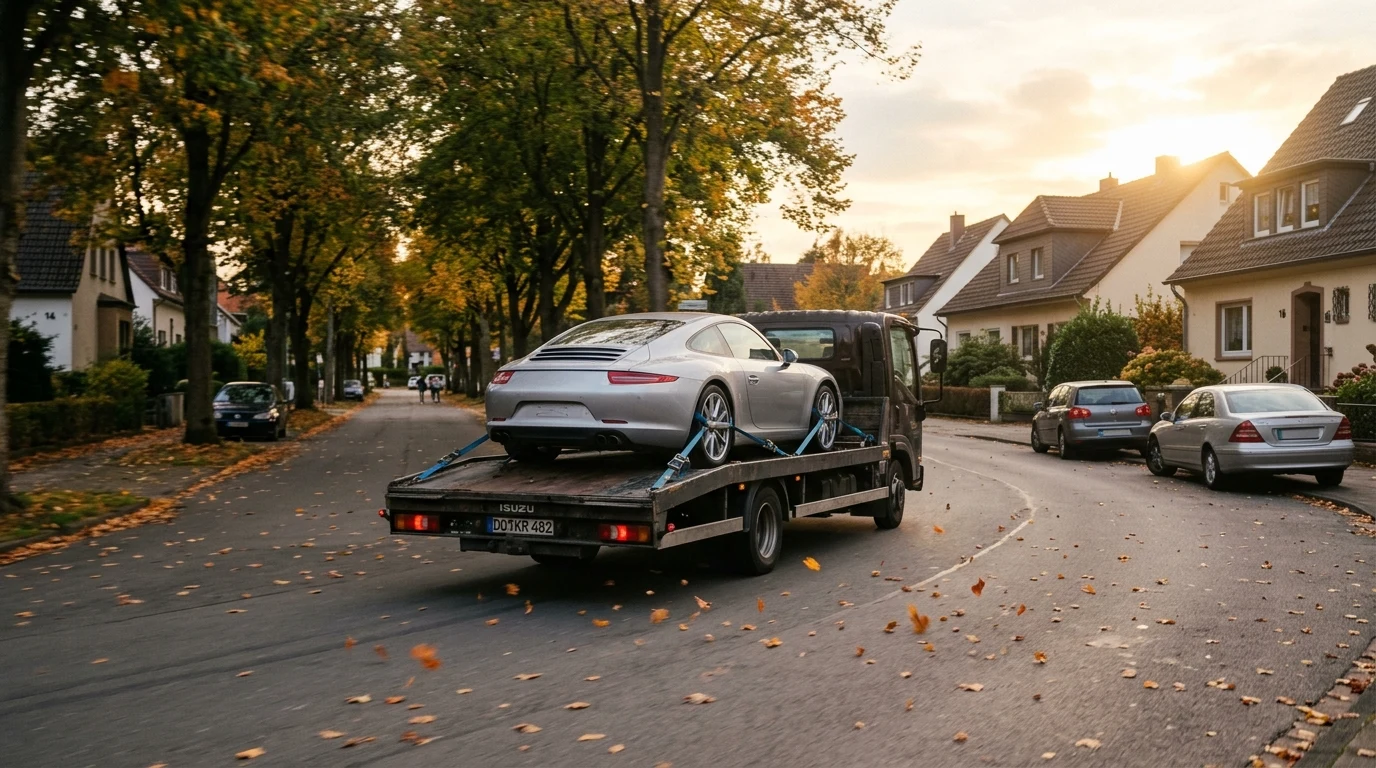Porsche mit Motorschaden verkauft – Transport durch den Ankäufer
