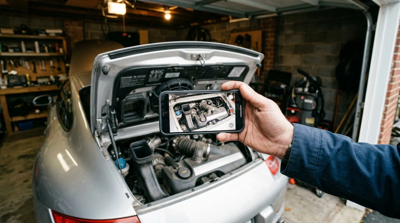 Motorschaden-Bewertung per Handyvideo – Porsche verkaufen ohne Gutachter-Termin