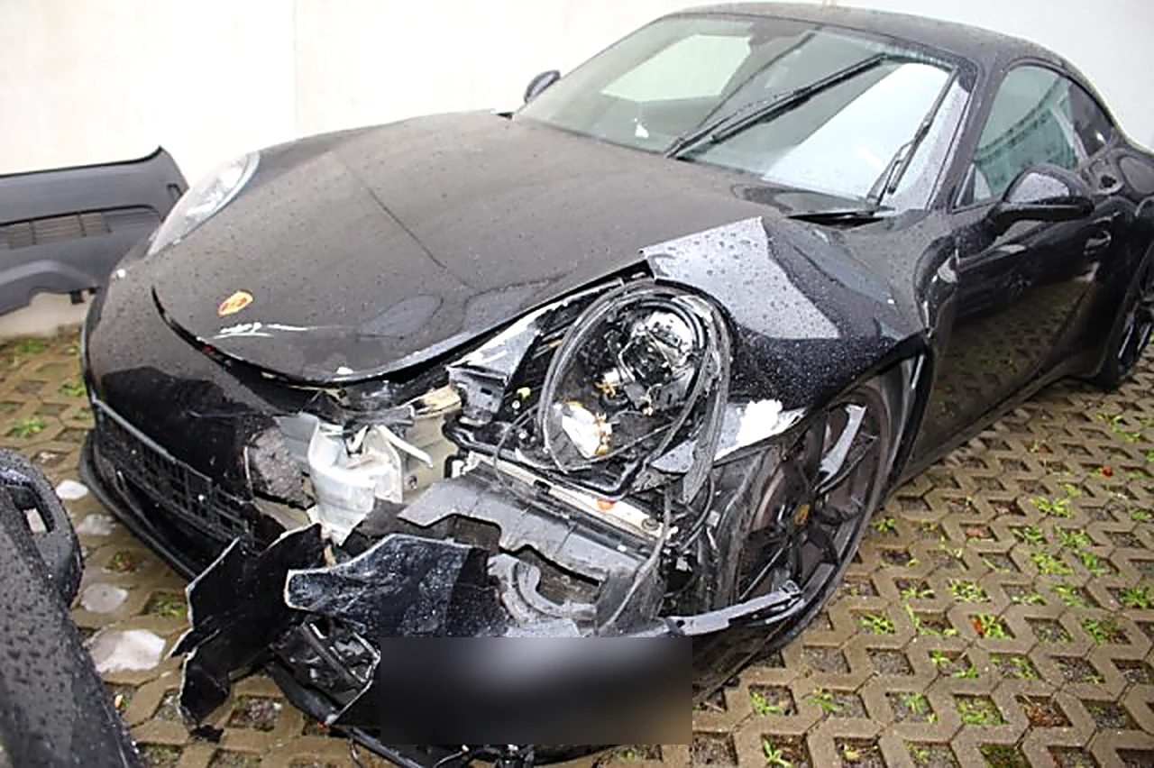 Angekaufter Porsche-Unfallwagen – echtes Fahrzeug aus unserem Ankauf