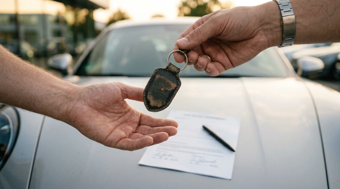 Porsche verkaufen Schritt 4 – Geld und Abmeldung bei Übergabe